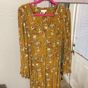 A Loves A floral printed midi dress